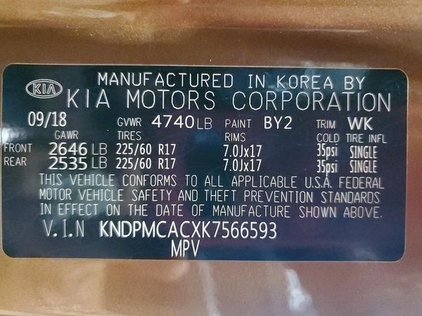 2019 KIA SPORTAGE LX