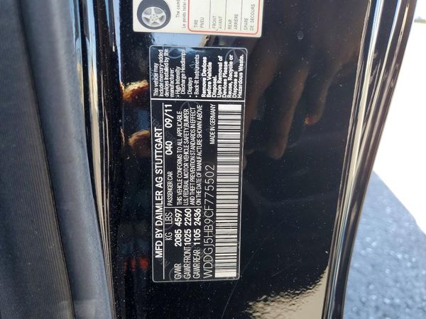 2012 MERCEDES-BENZ C C350