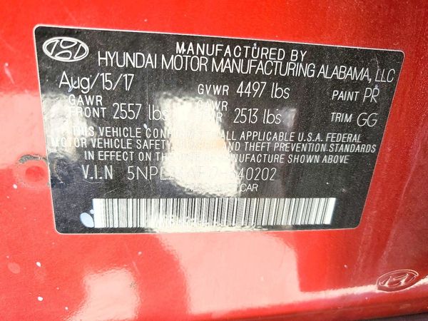 2018 HYUNDAI SONATA