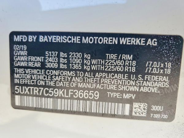 2019 BMW X3 sDrive30i