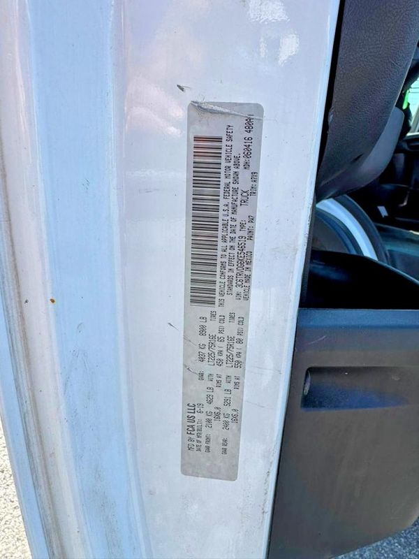 2019 RAM PROMASTER 2500