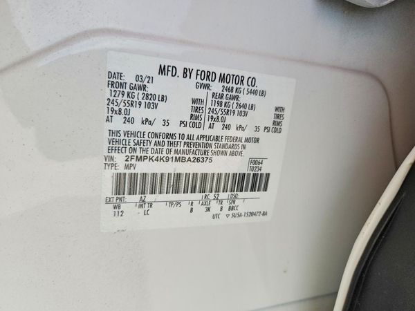2021 FORD EDGE Titanium