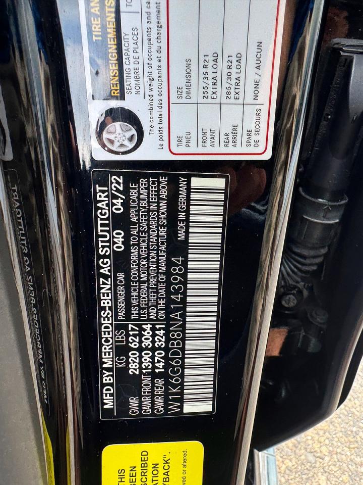 2022 MERCEDES-BENZ S S500 4MATIC