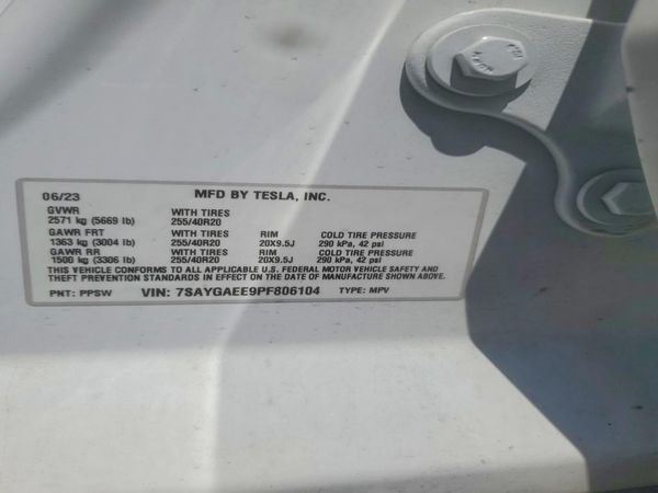 2023 TESLA MODEL Y