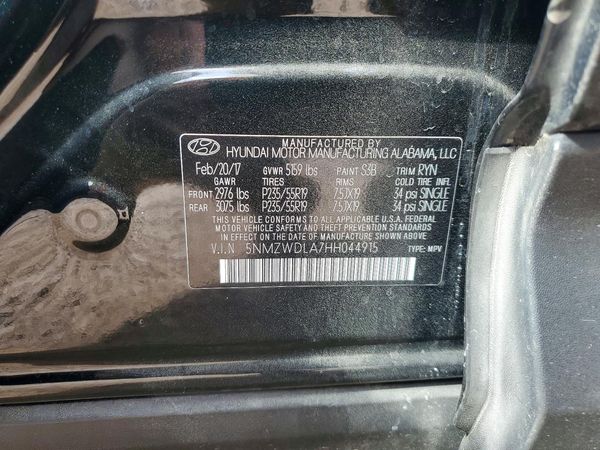 2017 HYUNDAI SANTA FE SPORT