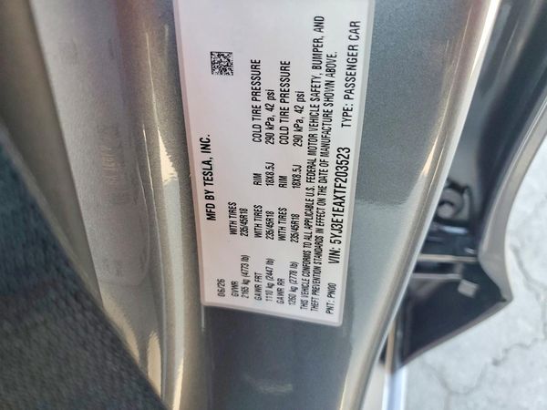 2026 TESLA MODEL 3