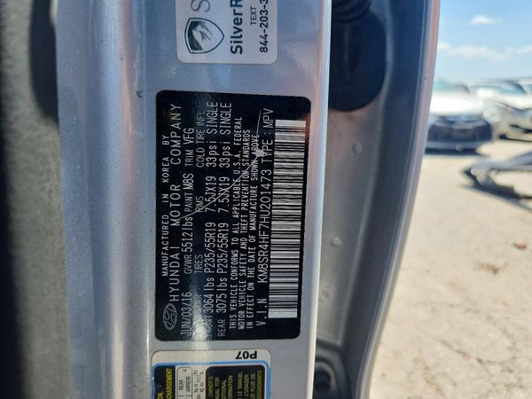 2017 HYUNDAI SANTA FE TOP