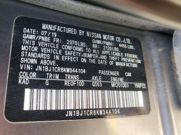 2019 NISSAN ROGUE SPORT