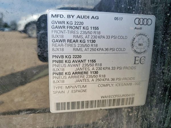 2018 AUDI Q3