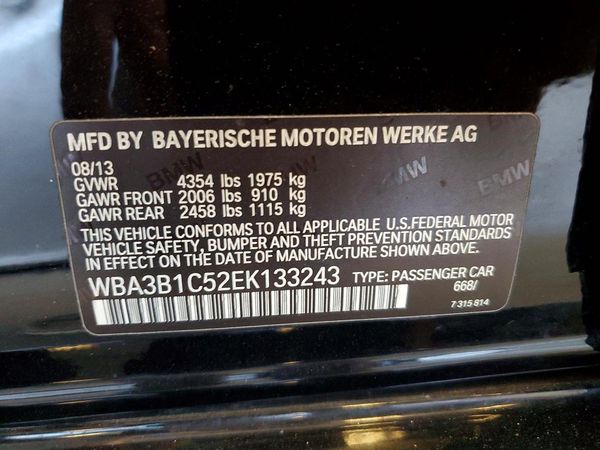 2014 BMW 320 SA