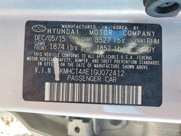 2016 HYUNDAI ACCENT GS / GLS