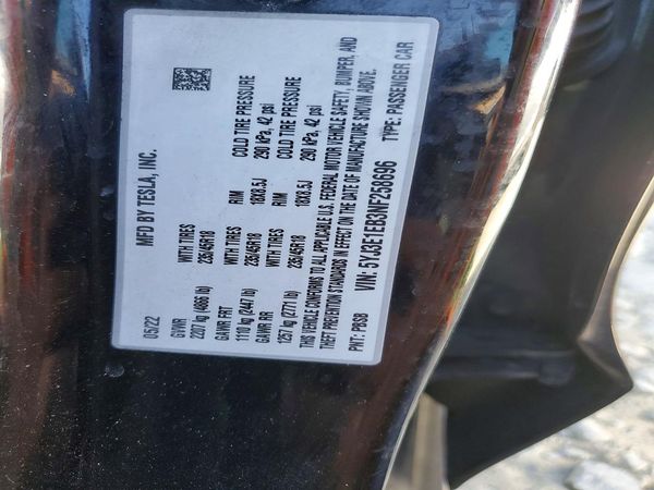 2022 TESLA MODEL 3