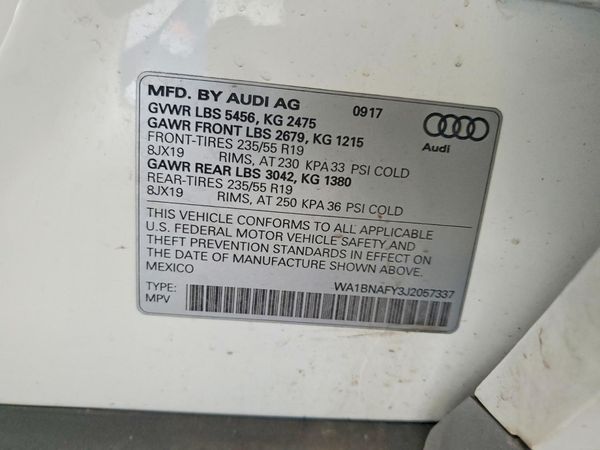 2018 AUDI Q5
