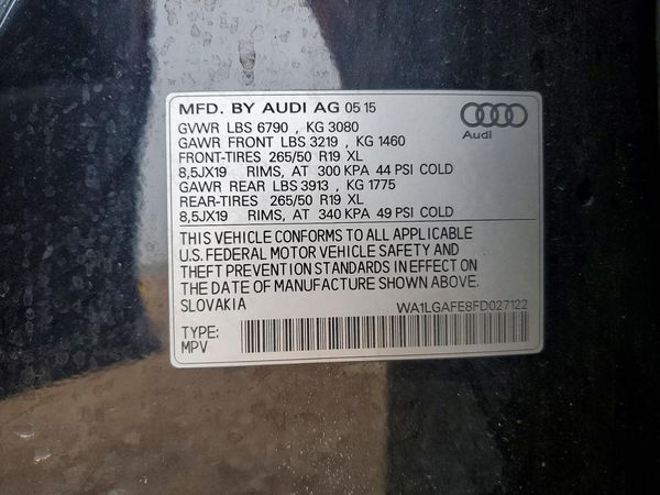 2015 AUDI Q7