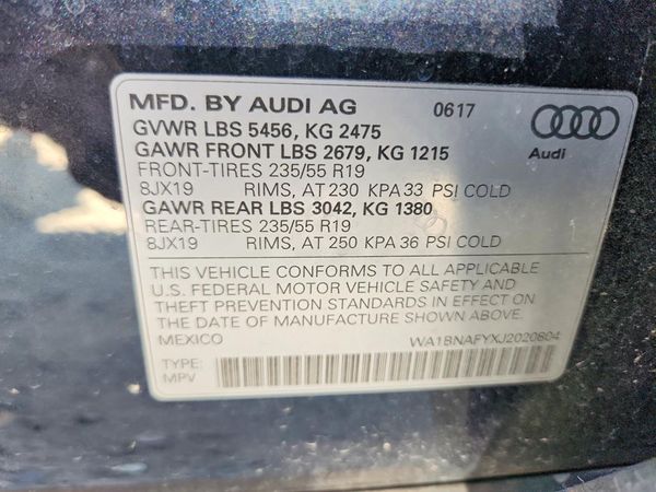 2018 AUDI Q5 quattro Premium Plus
