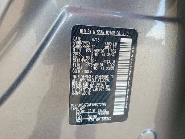 2015 INFINITI QX80