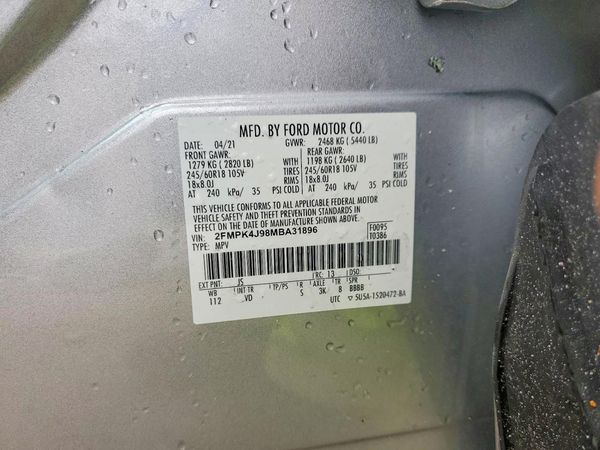 2021 FORD EDGE SEL