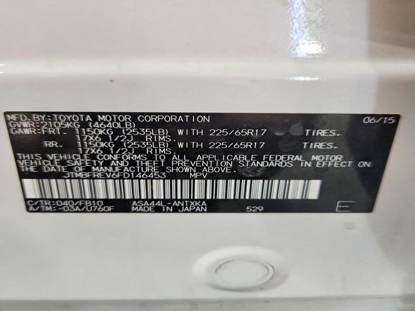 2015 TOYOTA RAV4 LE (X Grade)