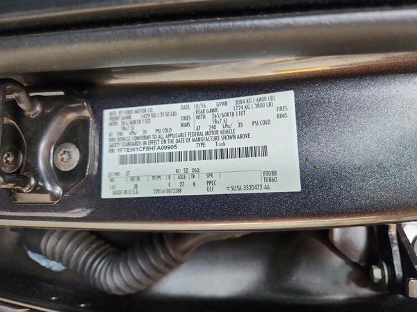 2017 FORD F150 SuperCrew