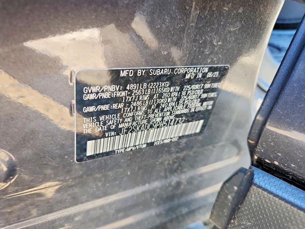 2023 SUBARU FORESTER Premium ES Base, SMART — VINS
