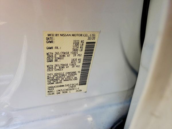 2021 NISSAN TITAN Crew Cab
