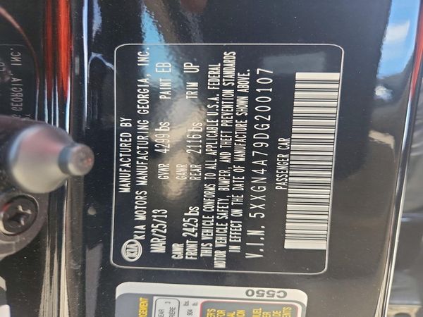 2013 KIA OPTIMA EX