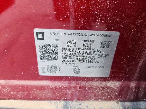 2019 CHEVROLET EQUINOX Premier (2LZ)