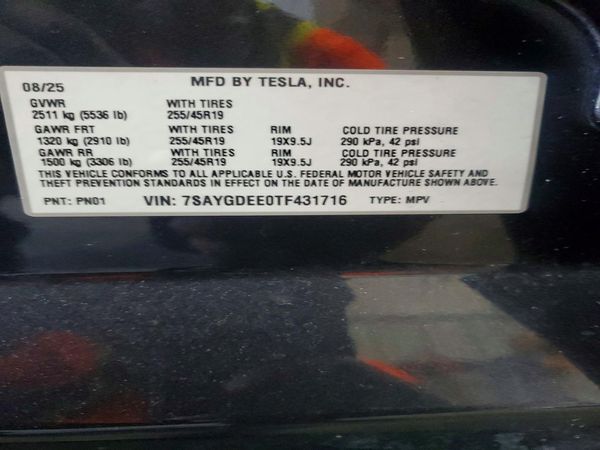 2026 TESLA MODEL Y