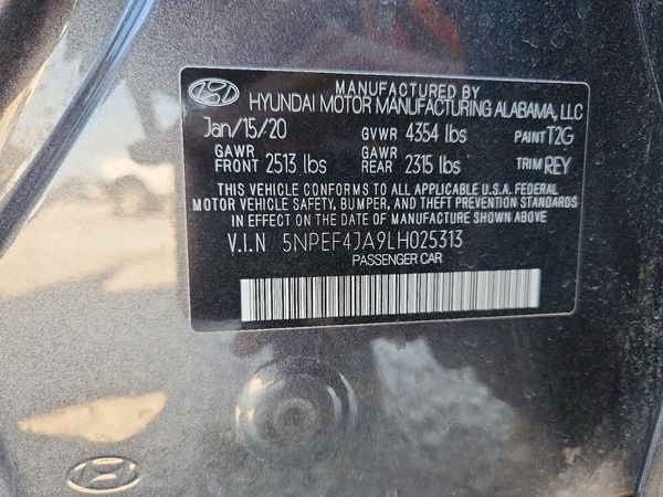 2020 HYUNDAI SONATA