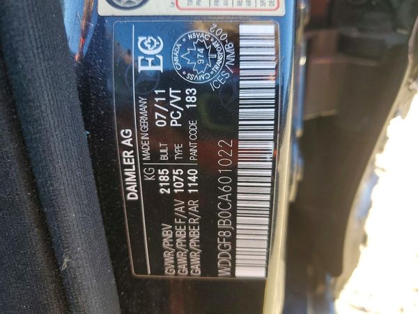 2012 MERCEDES-BENZ C