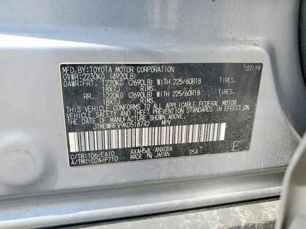 2019 TOYOTA RAV4
