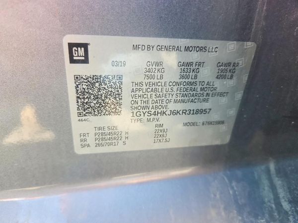 2019 CADILLAC ESCALADE