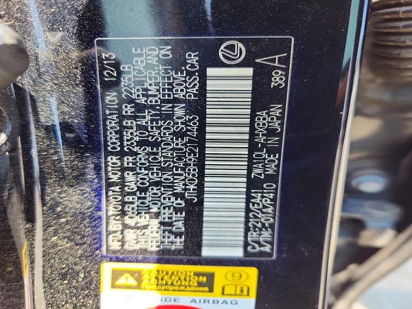 2014 LEXUS CT 200h