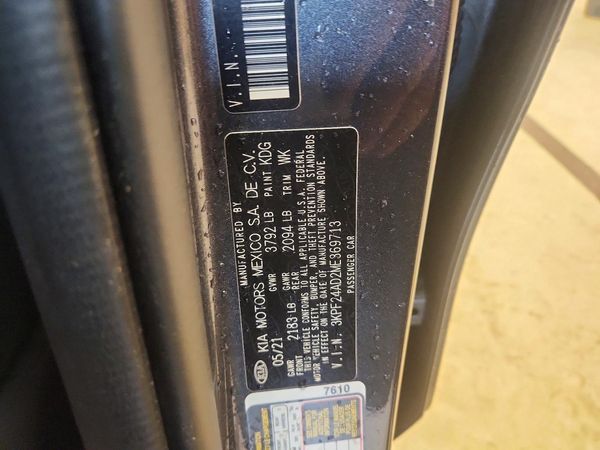2021 KIA FORTE FE, LXS