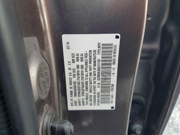 2014 HONDA CRV LX