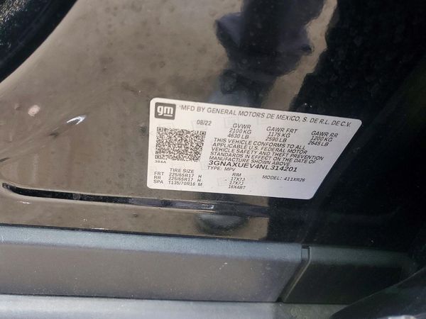2022 CHEVROLET EQUINOX LT (1LT)
