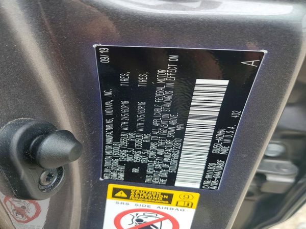 2019 TOYOTA HIGHLANDER SE/XLE