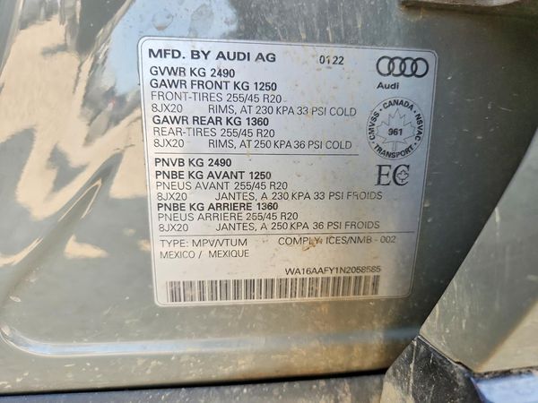 2022 AUDI Q5