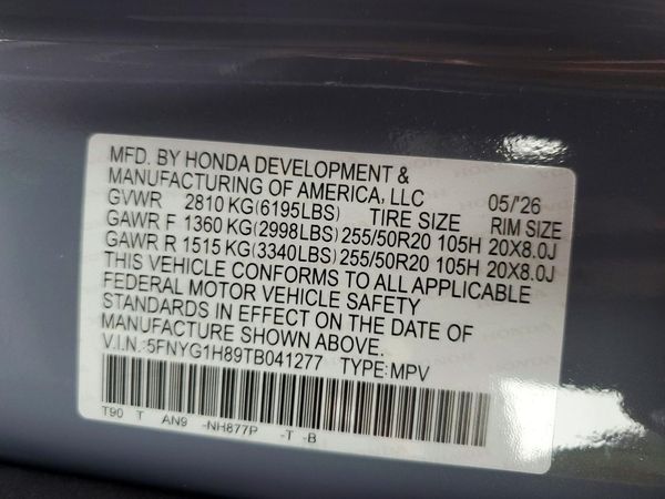 2026 HONDA PILOT