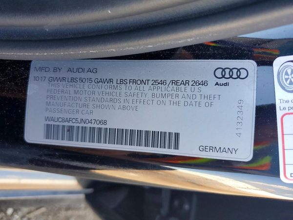 2018 AUDI A6 Sport, Premium