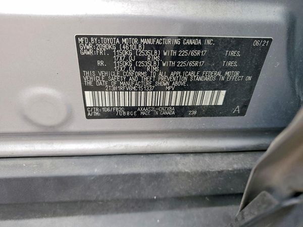 2021 TOYOTA RAV4 LE