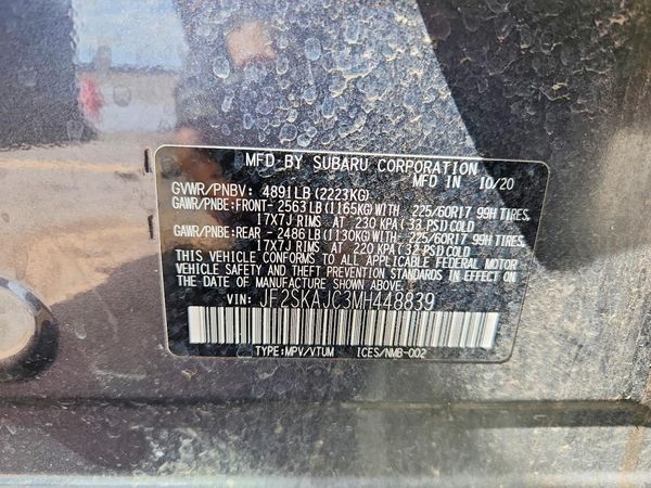 2021 SUBARU FORESTER Premium