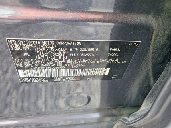 2016 TOYOTA RAV4