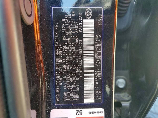 2025 TOYOTA CAMRY