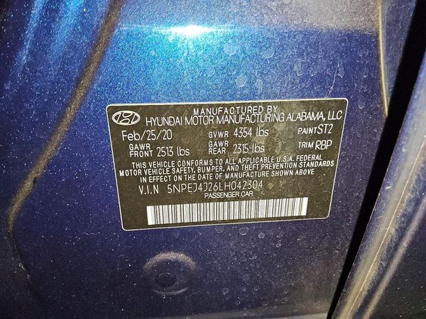 2020 HYUNDAI SONATA SEL Plus, SEL Plus Tech