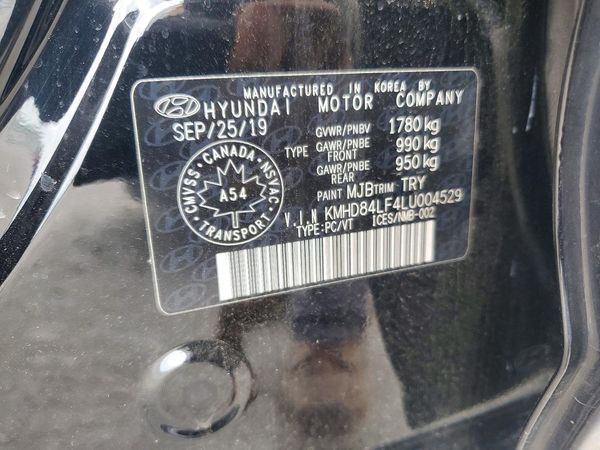 2020 HYUNDAI ELANTRA