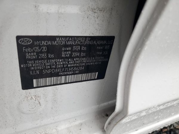 2020 HYUNDAI ELANTRA