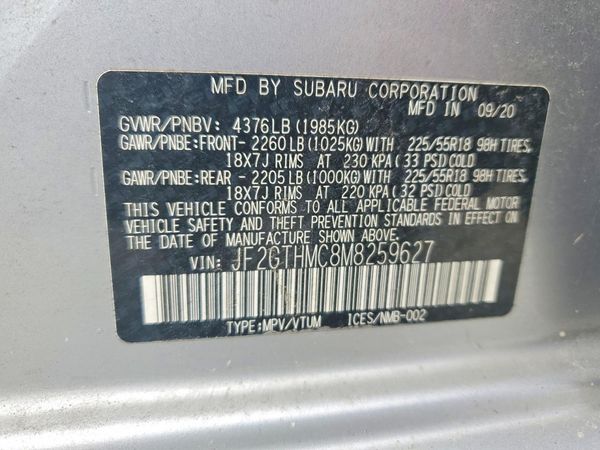 2021 SUBARU CROSSTREK Limited+ES+BSD