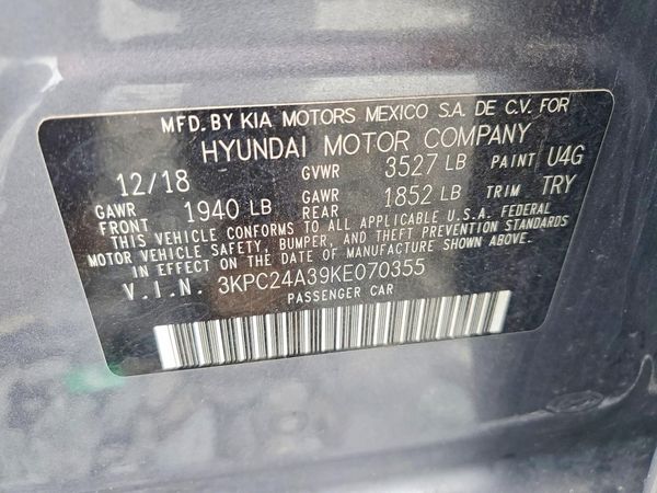 2019 HYUNDAI ACCENT SE and SEL