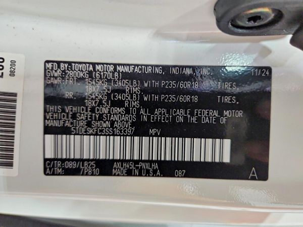 2025 TOYOTA SIENNA Platinum